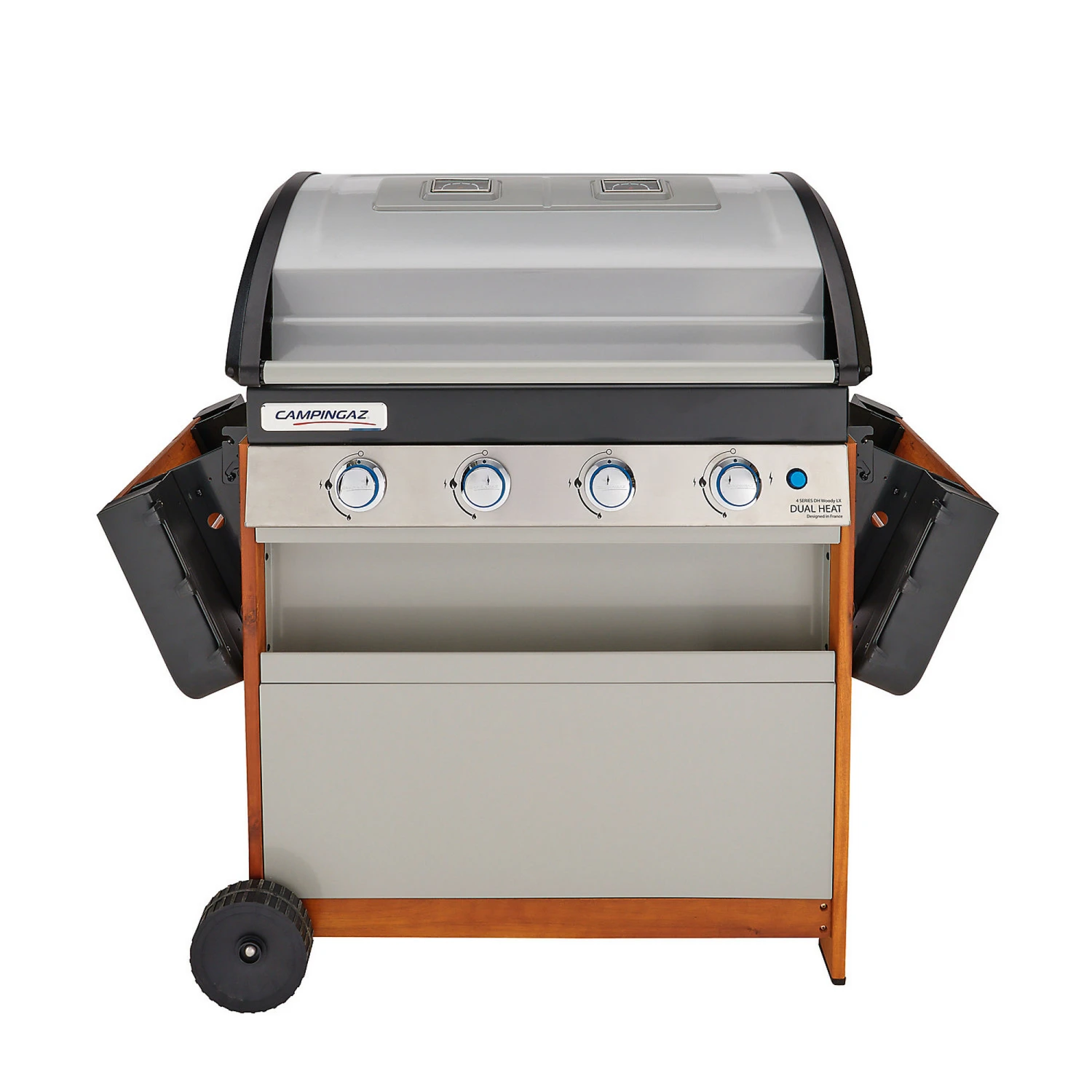 Campingaz Gasgrill '4 Series Dual Heat Woody LX' Silber/holz 4 Campingaz Gasgrill '4 Series Dual Heat Woody LX' Silber/holz – Bild 4