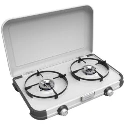 Campingaz Camping Kitchen 2 DE, Gaskocher (grau, Für Wiederbefüllbare Gasflaschen)