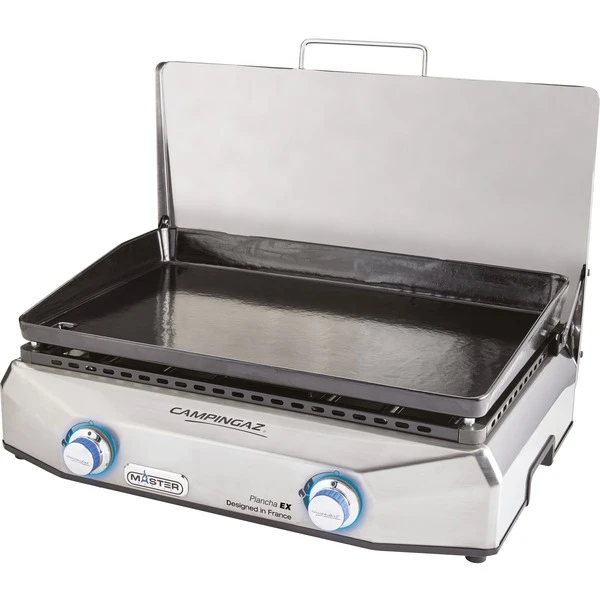 Campingaz Master Plancha EX, Gasgrill (silber, Modell 2020) 2 Campingaz Master Plancha EX, Gasgrill (silber, Modell 2020) – Bild 2