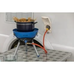 Campingaz Party Grill 400 Caravan Connect Gaskocher, Gasgrill (schwarz/blau, 30mbar, Mit Wohnwagenanschluss, Modell 2023) -Campingaz Campingaz Party Grill 400 Caravan Connect Gaskocher Gasgrill@@1863436 2