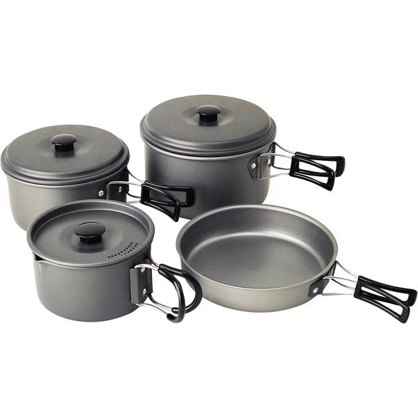 Campingaz Trekking-Geschirrset, Alu, 8-teilig, Topf-Set (dunkelgrau) 1 Campingaz Trekking-Geschirrset, Alu, 8-teilig, Topf-Set (dunkelgrau)